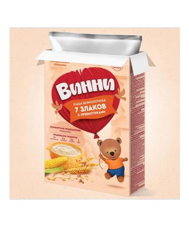 Winnie Silent porridge 7 cereals 6+ months 200 g - Buy Online on GoSupps.com