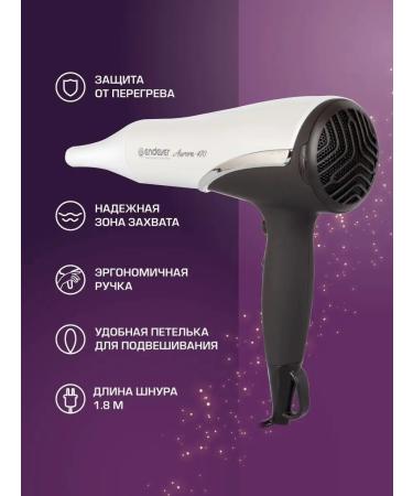 Endever Hairdryer for drying and hair styling Aurora-470 - Buy Online on GoSupps.com