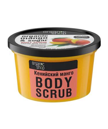 Organic shop Body scrub sugar keny mango 250ml