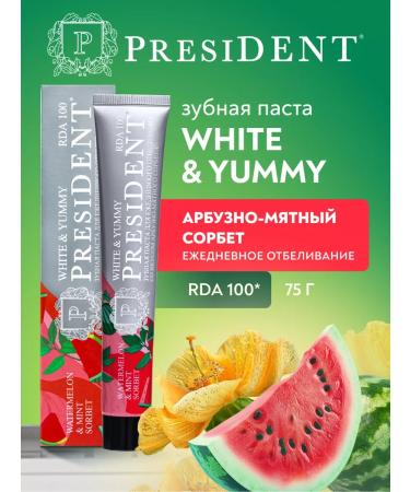 PRESIDENT Toothpaste of watermelon-grinding - Buy Online on GoSupps.com