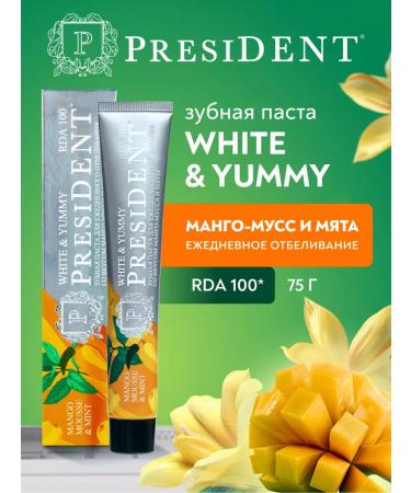 PRESIDENT Mango-grinding toothpaste - Buy Online on GoSupps.com