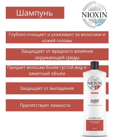NIOXIN Nixin shampoo system 4 1000 ml - Buy Online on GoSupps.com