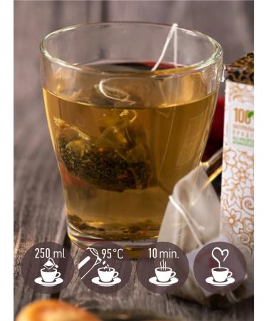 Russian Ivan-tea Herbal Ivan Tea with raspberry and mint 12 bags - Buy Online on GoSupps.com