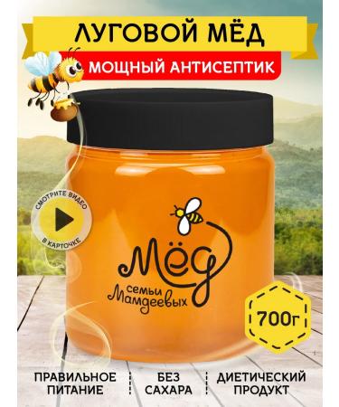 Honey of the Mamdeev family Meadow honey 700 g lifestyle without sugar