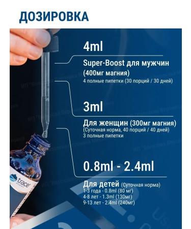 Trace Minerals Magnesium vitamins and dietary dietary liquid 400 mg USA - Buy Online on GoSupps.com