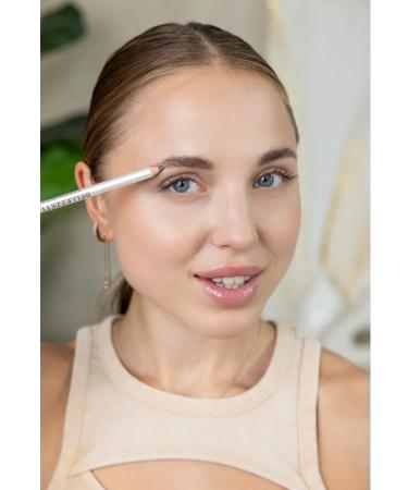 BELLEZZETTA Eyebrow pencil waterproof hard with a brush - Buy Online on GoSupps.com