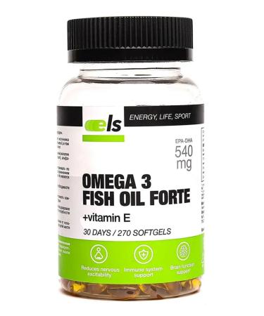 ELS Fish oil omega 3 capsules No. 270 - Buy Online on GoSupps.com