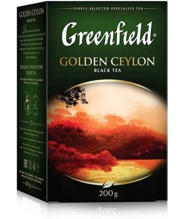 Greenfield Black tea Golden Ceylon 200g - Buy Online on GoSupps.com