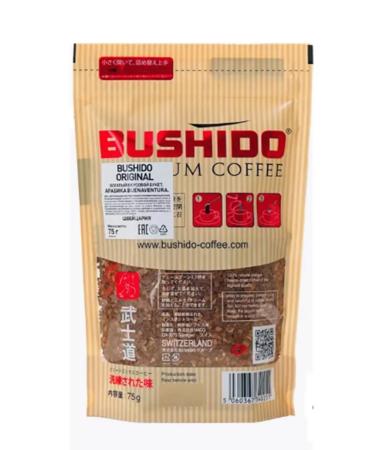 Bushido Soluble coffee Original 75g - Buy Online on GoSupps.com