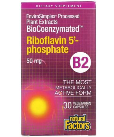 Natural Factors Riboflavin 5 - Phosphate 50 mg vitamin B 2