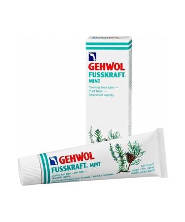 Gehwol FUSSKRAFT MINT - mint cooling foot balm 125 ml - Buy Online on GoSupps.com