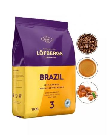 LOFBERGS Coffee in Zerinov Lenbergs Brazil 1kg - Buy Online on GoSupps.com