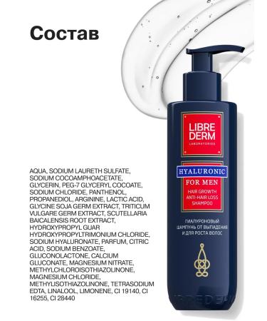 LIBREDERM FOR MEN shampoo from falling 250 ml - Buy Online on GoSupps.com
