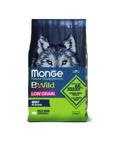 MONGE Bwild Low Grain Adult dry dog food 2.5 kg - Buy Online on GoSupps.com