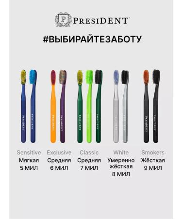 PRESIDENT Medium stiffer tooth violet purple EXCLUSIVE - Buy Online on GoSupps.com