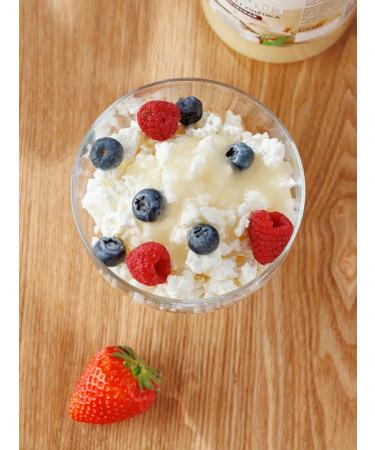 ORGANIC LAB Coconut condensed milk without sugar and lactose topping 220 grams - Buy Online on GoSupps.com