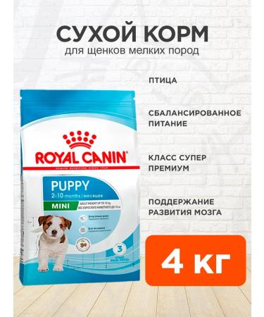 ROYAL CANIN Dry food for dogs of small breeds Mini Puppy 4 kg