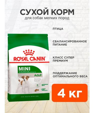 ROYAL CANIN Dry food for dogs of small breeds mini adult 4 kg