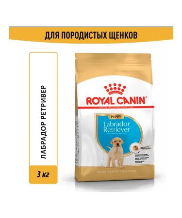 ROYAL CANIN Dog food dry Labrador Retriever for puppies 3 kg - Buy Online on GoSupps.com