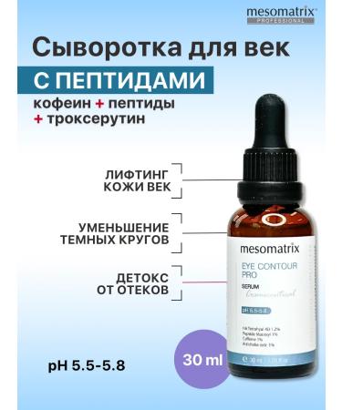 Mesomatrix Professional Eye serum from edema with lifting effect