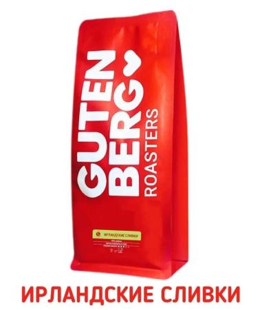 Gutenberg Coffee in grains 1 kg taste Irish cream aroma arabica - Buy Online on GoSupps.com