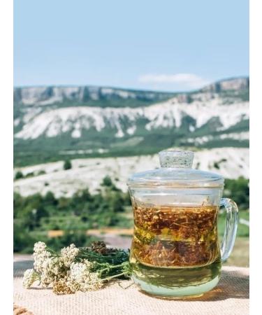 Herbs of the Crimean Mountains Yarrow grass ordinary tea 80 g - Buy Online on GoSupps.com