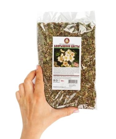 Herbs of the Crimean Mountains Hawthorn flowers dried herbal tea phytochi for the heart 90 g - Buy Online on GoSupps.com