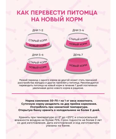 Taste of meat Dog food is wet with a turkey 850 g 6 pcs - Buy Online on GoSupps.com