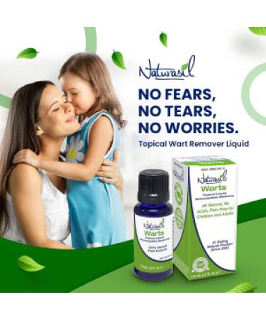 Naturasil Warts Remover Topical Liquid | Painless - 0.5 Fl Oz. - Buy Online on GoSupps.com