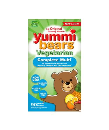 Hero Nutritionals Yummi Bears Vegetarian Complete Multivitamins - 90 Gummies - Buy Online on GoSupps.com