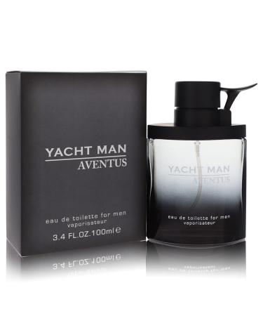 Yacht Man Aventus by Myrurgia Eau De Toilette Spray 3.4 oz for Men