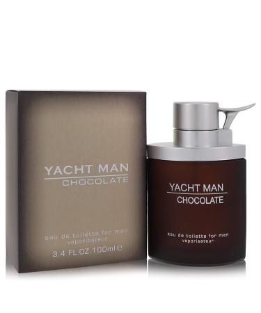 Yacht Man Chocolate by Myrurgia Eau De Toilette Spray 3.4 oz for Men