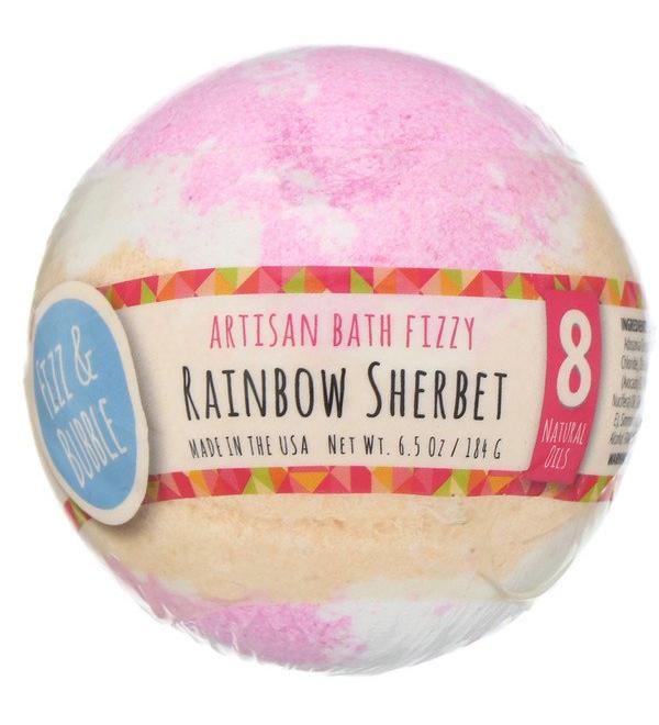 Fizz & Bubble Artisan Bath Fizzy Rainbow Sherbet 6.5 oz (184 g)