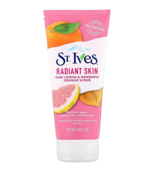 St. Ives Radiant Skin Pink Lemon & Mandarin Orange Scrub 6 oz (170 g)