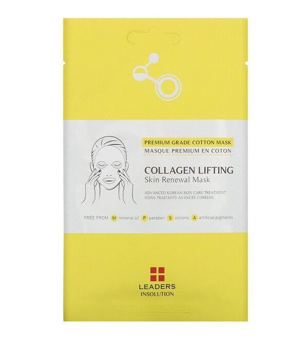 Leaders Collagen Lifting Skin Renewal Beauty Mask 1 Sheet 0.84 fl oz (25 ml)