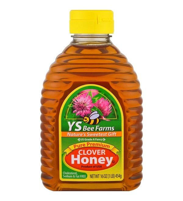 Y.S. Eco Bee Farms Pure Premium Clover Honey 16 oz (454 g)