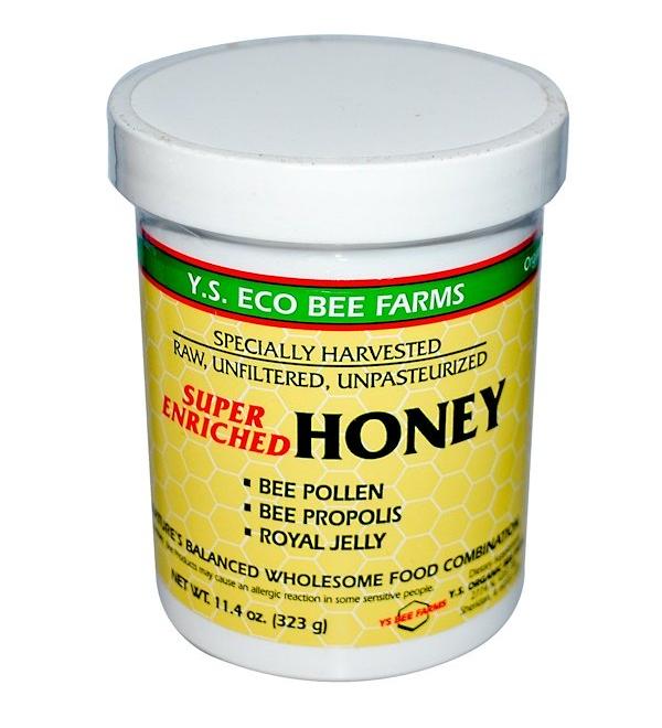Y.S. Eco Bee Farms Super Enriched Honey 11.4 oz (323 g)