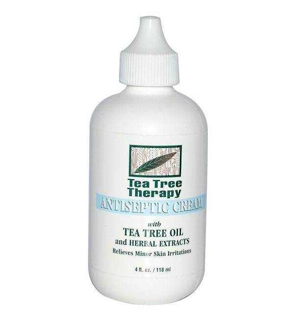 Tea Tree Therapy Antiseptic Cream with Tea Tree Oil and Herbal Extracts 4 fl oz (118 ml)