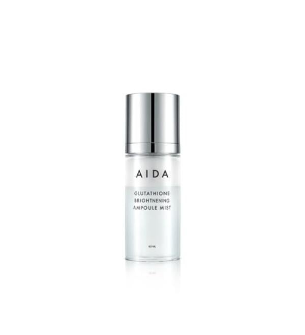 AIDA Glutathione Brightening Ampoule Mist 60ml | Liposome & Bakuchiol | Anti-Aging Hydration for Glowing Skin - International Shipping Available - Buy Online on GoSupps.com