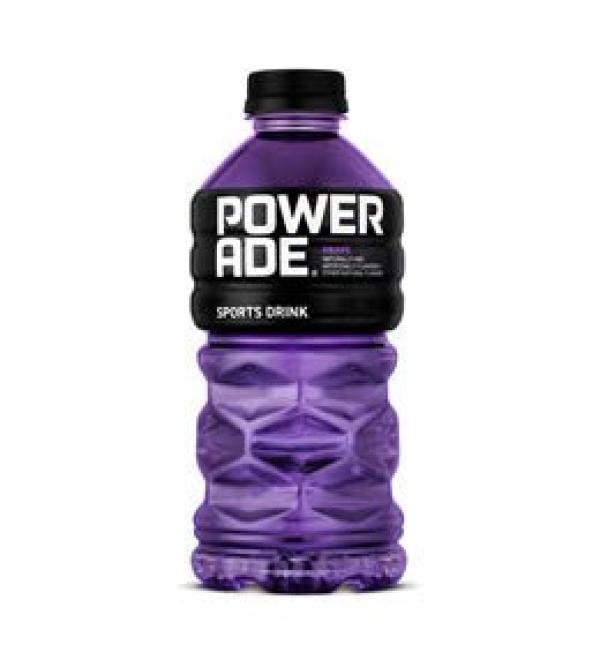 Evaxo Powerade Grape Bottles 28oz 10 Pack