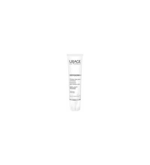 Uriage D piderm Corrective Eye Contour 15ml - Anti-Puffiness & Dark Circles - Moisturizing & Protective Eye Corrector - Dermatologically Tested