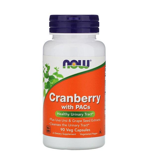 Now Foods Cranberry with PACs 90 Veg Capsules