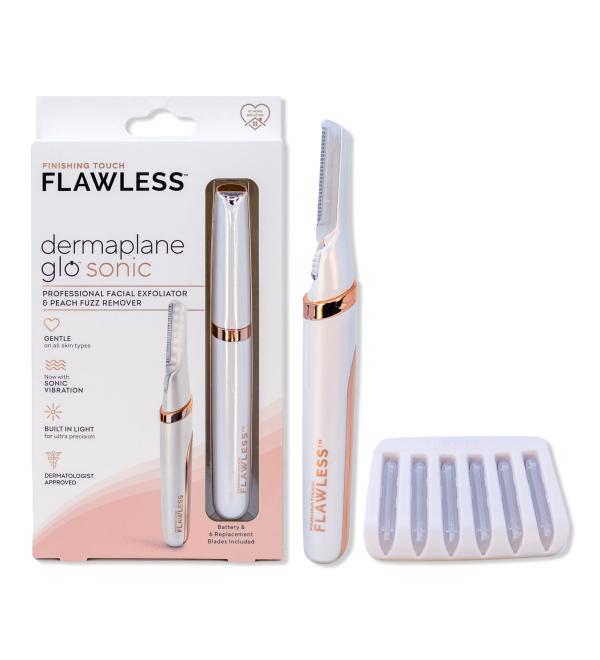 Flawless Dermaplane Glo Sonic Exfoliator - Buy Online on GoSupps.com