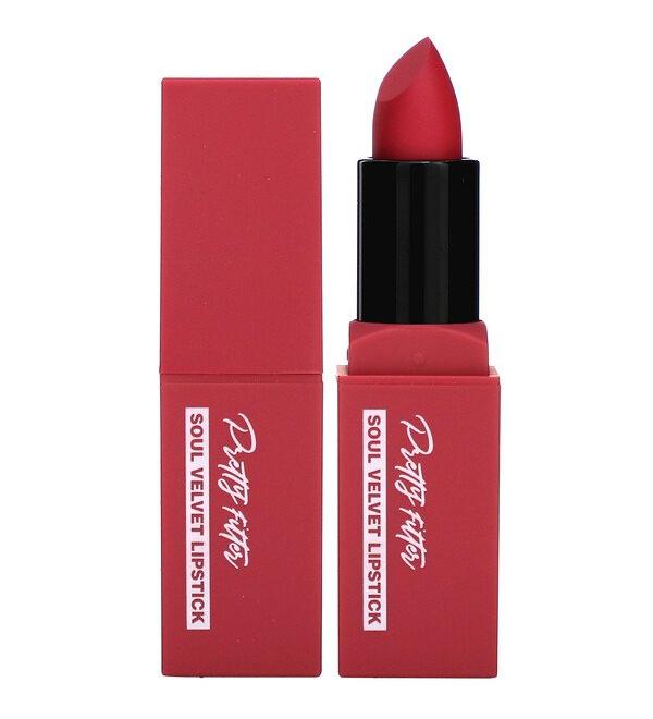 Touch in Sol Pretty Filter Soul Velvet Lipstick Seoul Rose 0.12 oz (3.5 g)