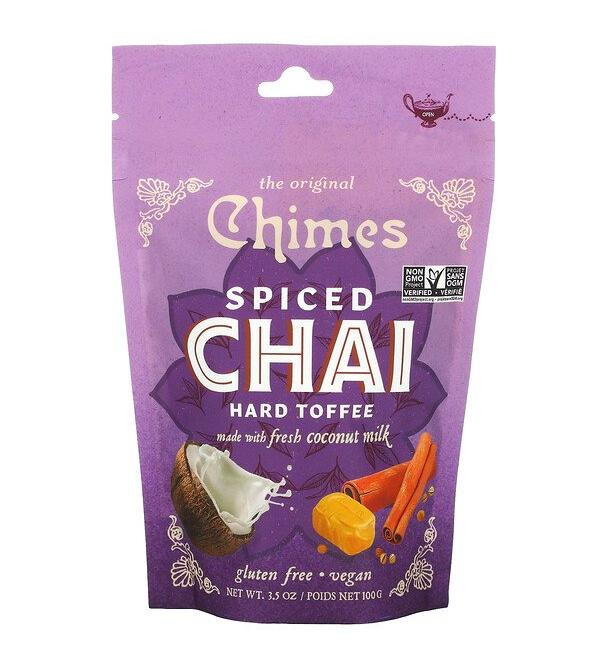 Chimes Spiced Chai Hard Toffee 3.5 oz (100 g)