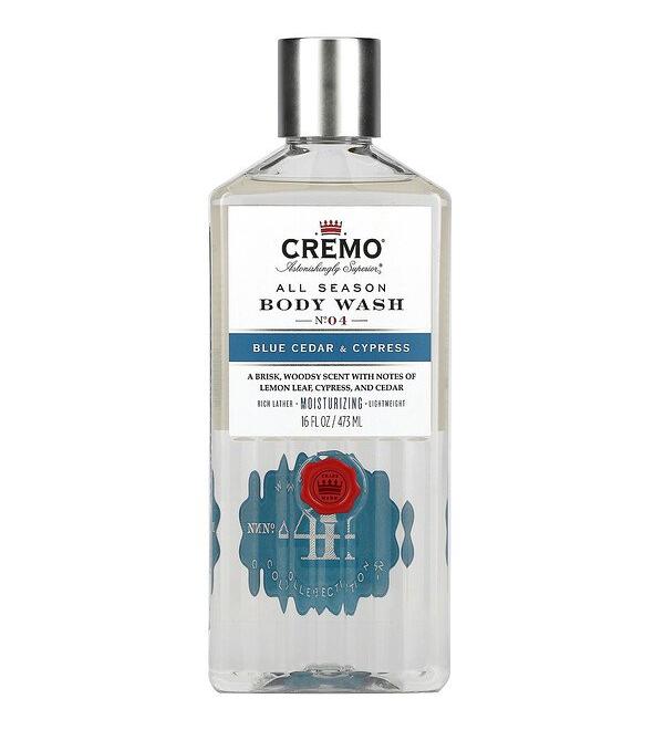 Cremo All Season Body Wash No. 4 Blue Cedar & Cypress 16 fl oz (473 ml)