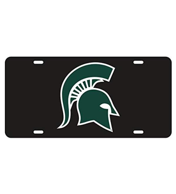 Craftique Michigan State Tag (BLK/REF Spartan Head TAG (16503))