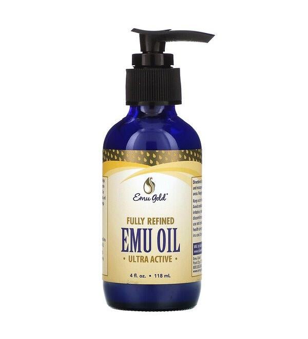 Emu Gold Fully Refined Emu Oil Ultra Active 4 fl oz (118 ml)