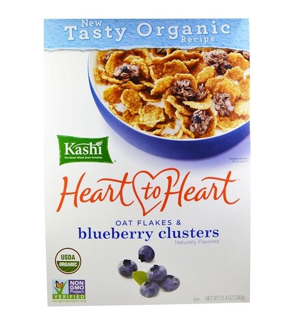 Kashi Heart to Heart Oat Flakes & Blueberry Clusters 13.4 oz (380 g)