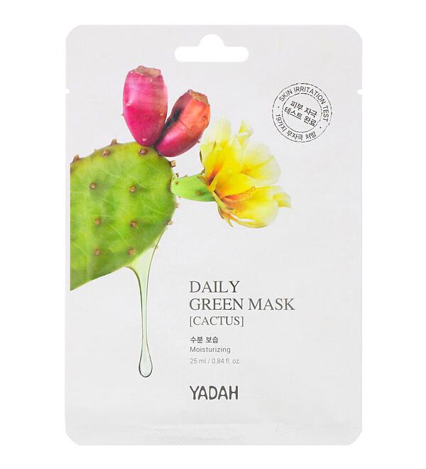 Yadah Daily Green Beauty Mask Cactus 1 Sheet 0.84 fl oz (25 ml)